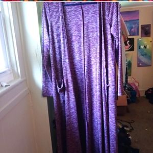 🌟BOGO $15&👇🌟 lularoe Sarah Heather cardigan duster